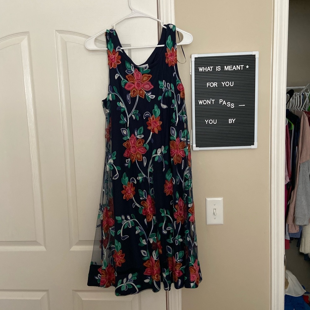 A formal floral dress